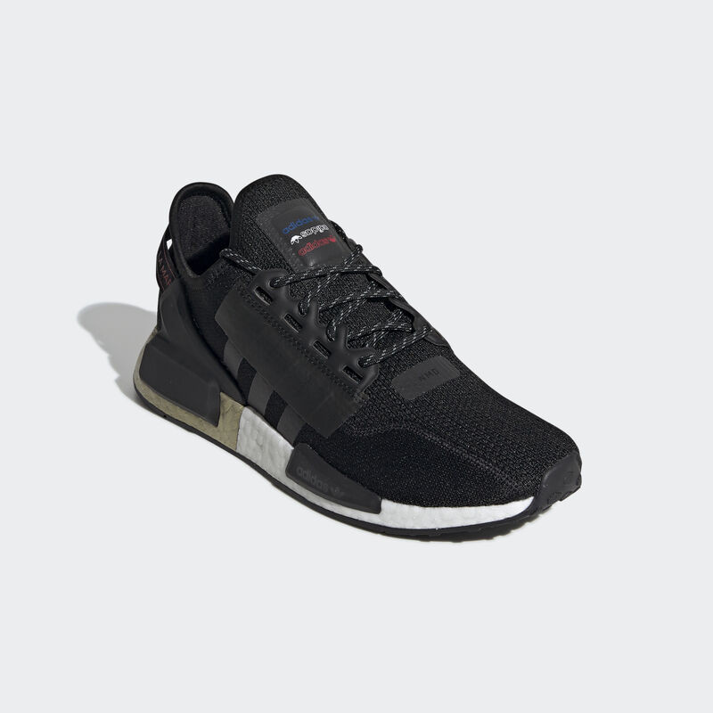 Adidas nmd r1 men's white and gold best sale